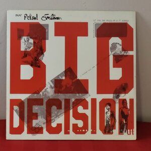 VINTAGE 1987, THAT PETROL EMOTION, BIG DECISION 12 INCH E.P.!!!
